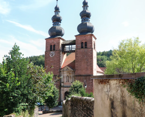 Kerk van Saint Quirin in Lotharingen, Frankrijk