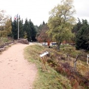 Loopgraven uit de Eerste Wereldoorlog in de Vogezen