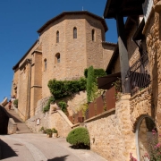 Het kerkje in Oingt in de Beaujolais